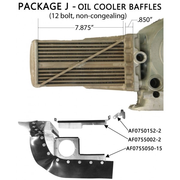 Package J - Oil Cooler Baffles